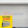 CỬA CUỐN NHÔM MITADOOR MT503R RON KÉP CHỐNG ỒN