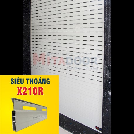 CỬA CUỐN NHÔM MITADOOR X210R SIÊU THOÁNG