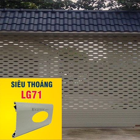 CỬA CUỐN NHÔM SIÊU THOÁNG MITADOOR LG71