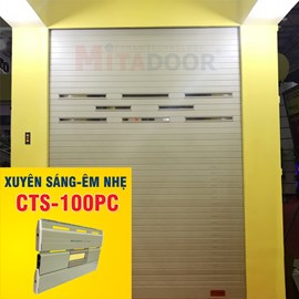 CỬA CUỐN NHÔM XUYÊN SÁNG MITADOOR CTS-100PC